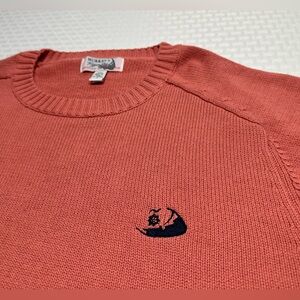 Murray’s Toggery Shop Nantucket Reds Men’s L Salmon Pink Crewneck Cotton Sweater
